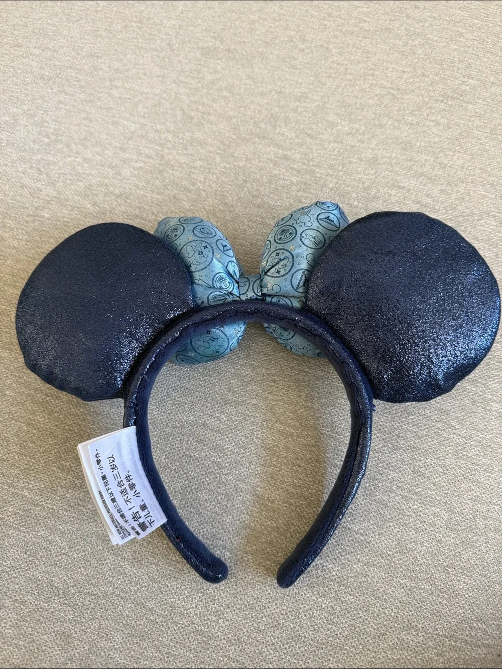 Minnie Ears Disney World Blue Sparkly - 2018